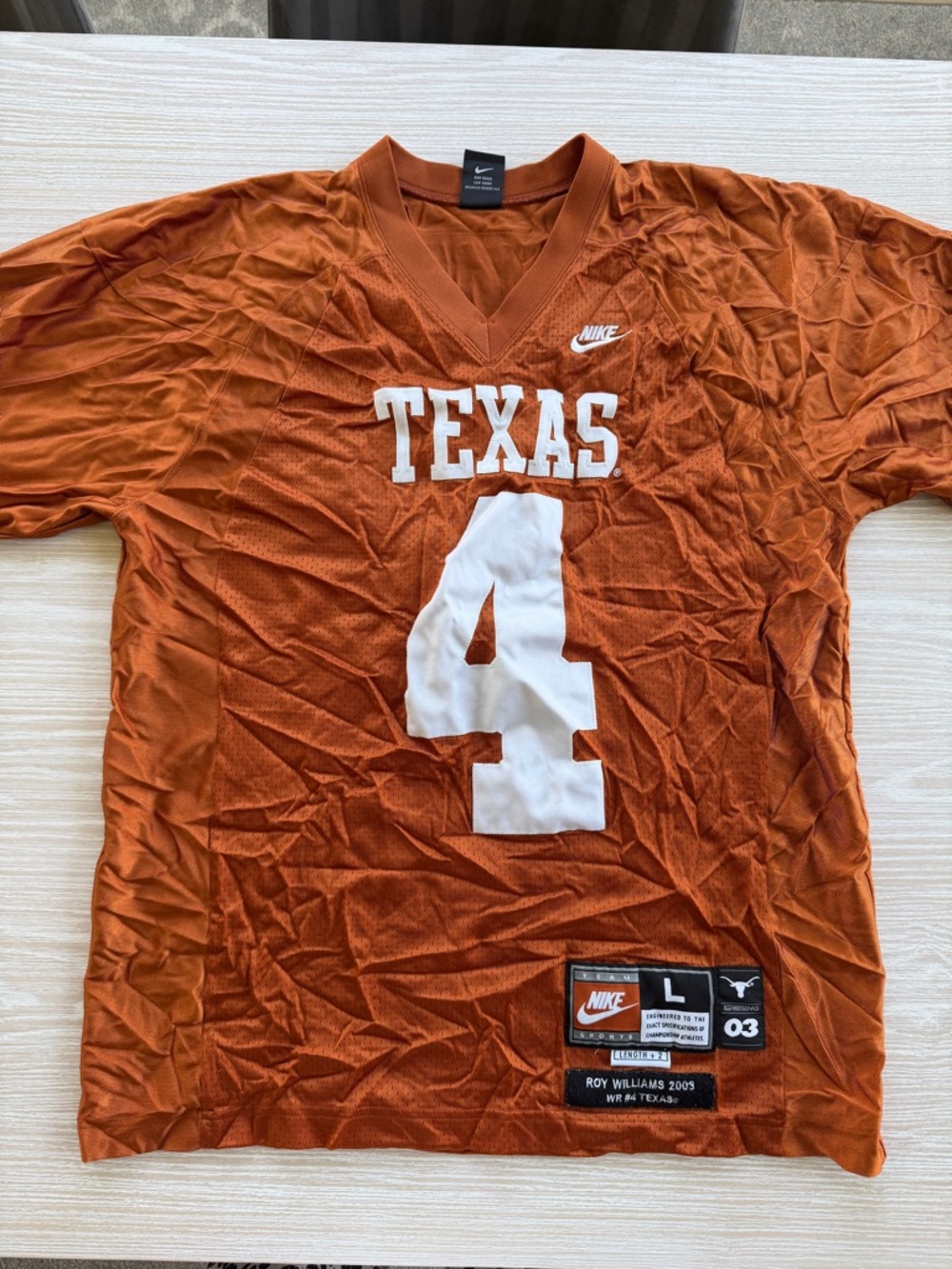 Nike Texas Longhorns Roy Williams Jersey